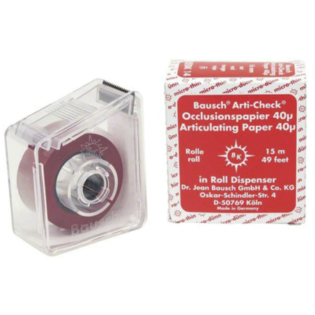 HARTIE DE ARTICULATIE 40 MICRONI ROSIE ROLA IN DISPENCER 15m X 16mm