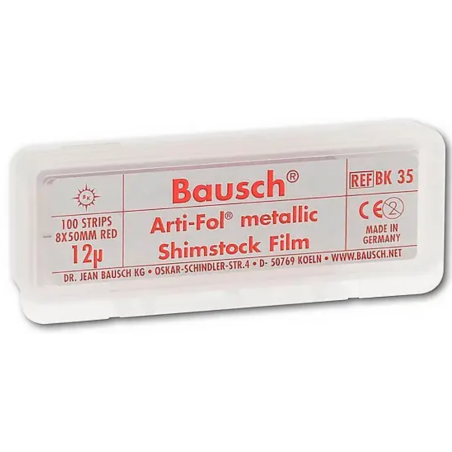 FOLIE METALICA ARTI-FOL 12 MICRONI ROSIE 1 SUPRAFATA CUTIE X 100buc (8mm X 60mm)