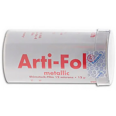 FOLIE METALICA ARTI-FOL 12MICRONI ROSIE 1 SUPRAFATA ROLA  20m X 75mm