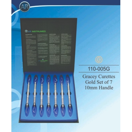 SET 7 CHIURETE GRACEY 10mm GOLD