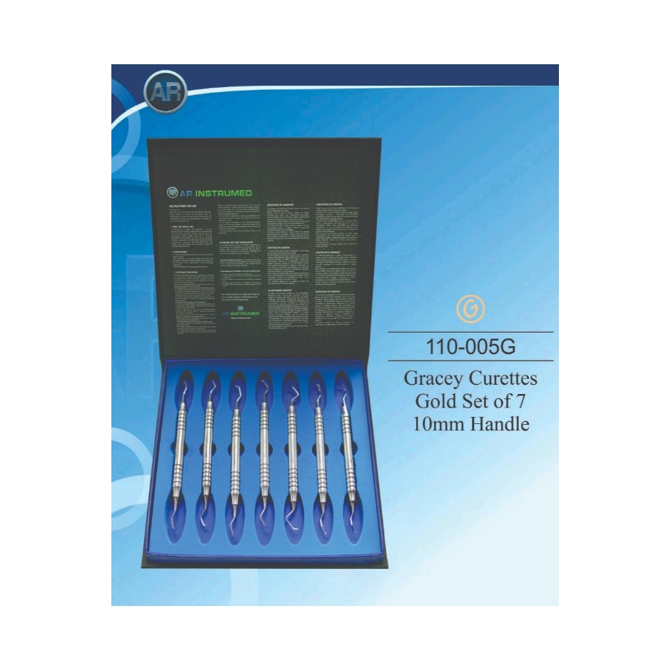 SET 7 CHIURETE GRACEY 10mm GOLD