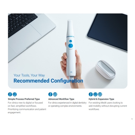 Scanner Intraoral Medit i900M Wireless + 20 implanturi SA + Taper Kit Osstem