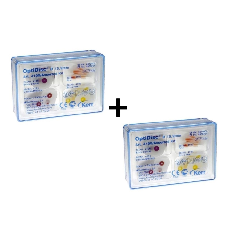 Pachet OptiDisc Assorted Kit 15.9 mm (80 bucati) 1+1