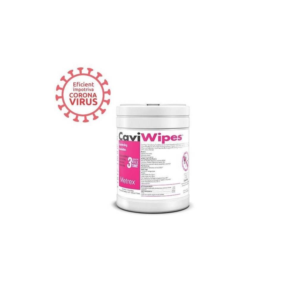 CAVIWIPES SERVETELE DEZINFECTANTE cutie 160buc