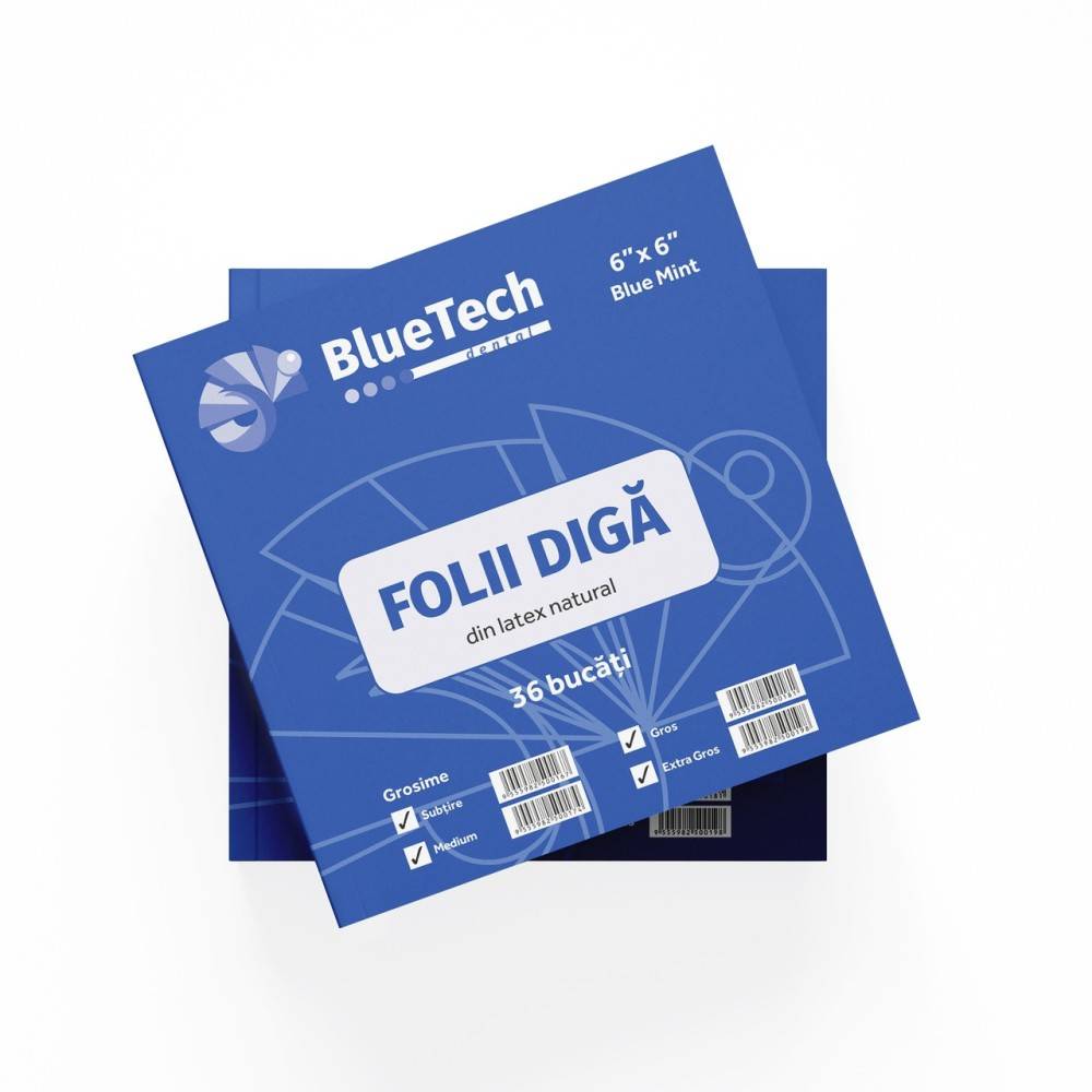 FOLII DIGA LATEX 6"x 6" BLUETECH BLUE
