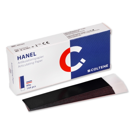 HARTIE ARTICULATIE STRIPS IN FORMA DE I ROSU-ALBASTRU 80micr