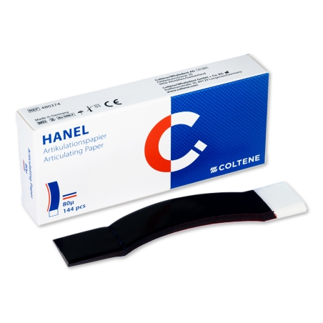 HARTIE ARTICULATIE STRIPS IN FORMA DE C ROSU-ALBASTRU 80micr