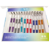 OGLINZI DENTARE CRYSTAL HD SOFT metalizat asortate 12 buc/ cut