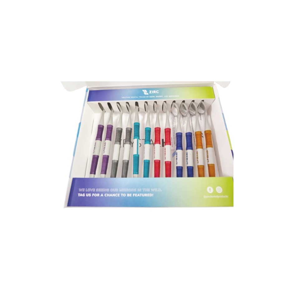 OGLINZI DENTARE CRYSTAL HD SOFT metalizat asortate 12 buc/ cut