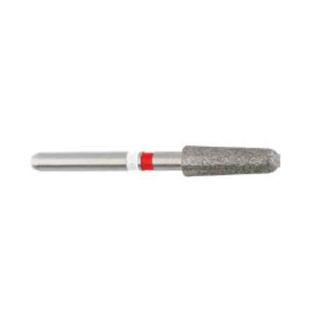 FREZA TURBINA ZIRCONIU CONICA CHAMFER VARF ROTUND DIAMANTATA ROSIE - 025