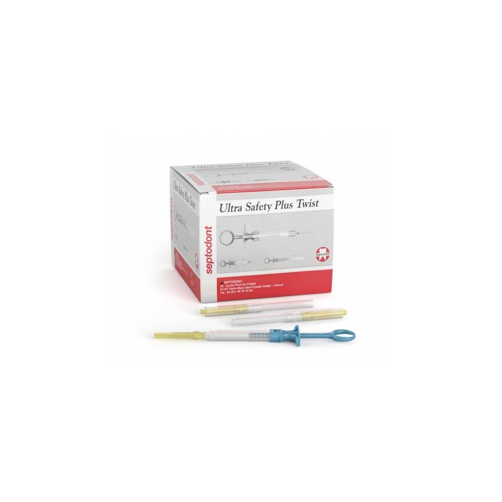 ULTRA SAFETY PLUS TWIST 03x16mm 100buc + 1buc seringa 1,8 ml