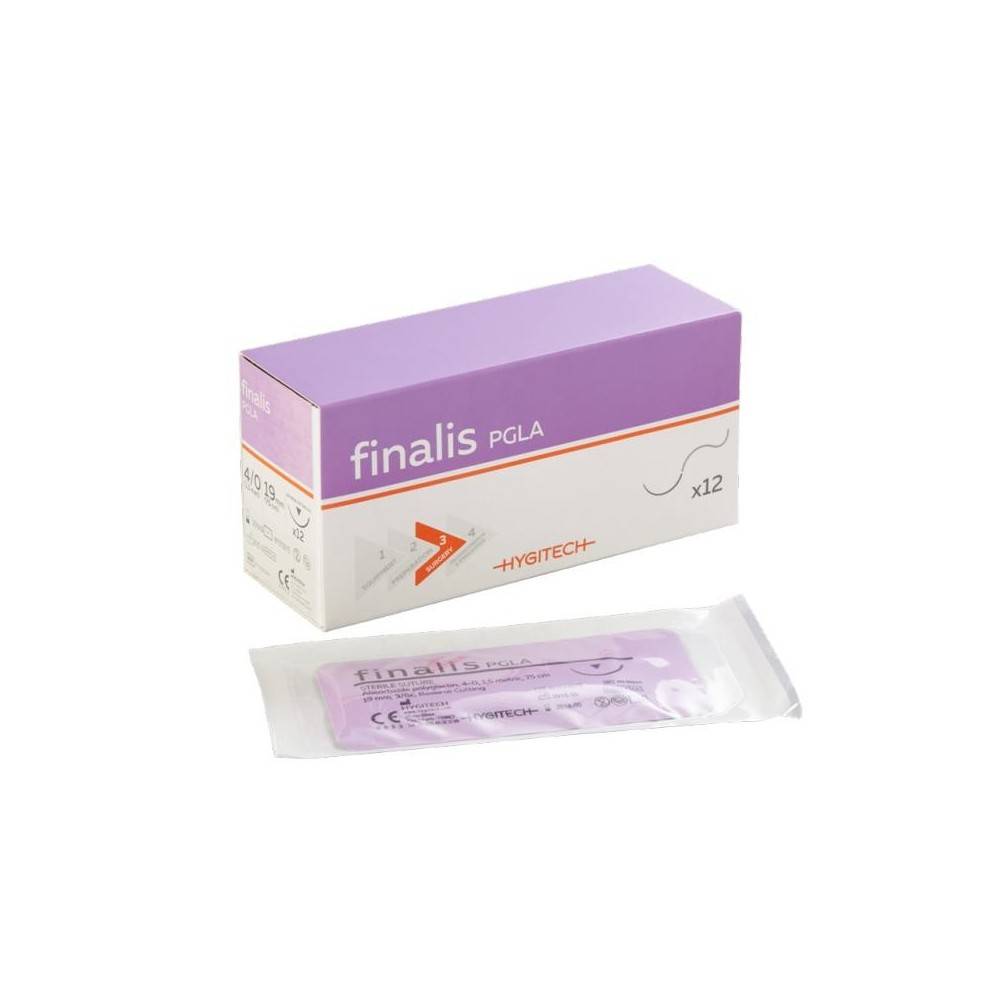 ACE SUTURA  PGA - HYGITECH 5.0 TRIUNGHI (3/8) 16mm