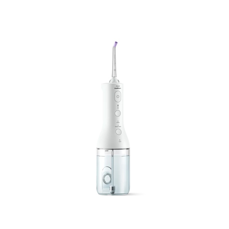 Dus bucal portabil Philips Sonicare Power Flosser 3000 - alb