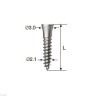 SURUB TENTING OSTEOSINTEZA D2.1x10mm TS2  SBS2010I