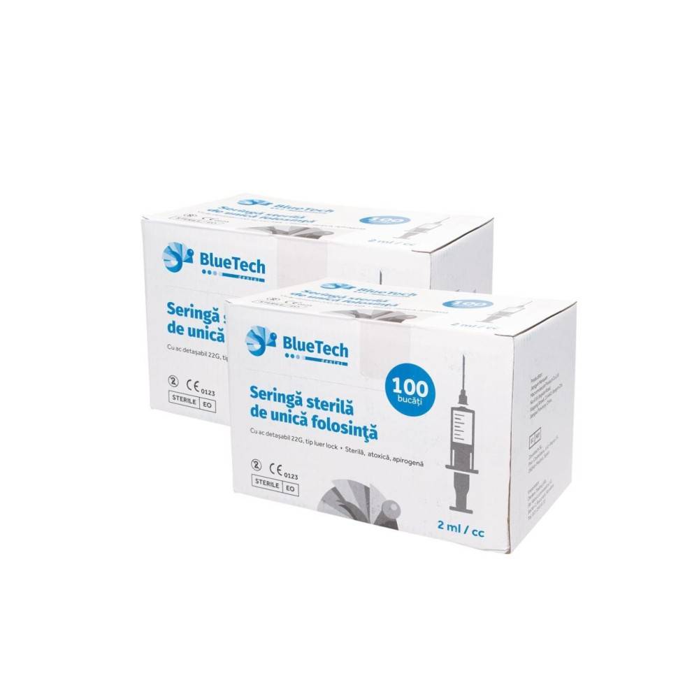 SERINGA CU AC BLUETECH 2ML CU AC 22G