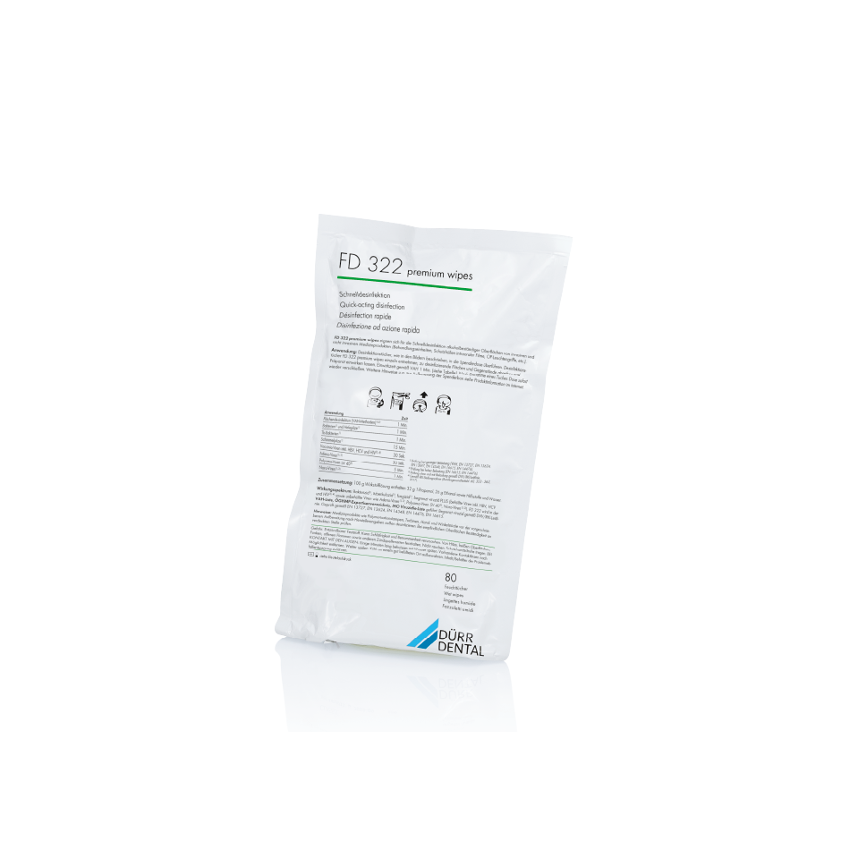 FD 322 Premium Servetele Dezinfectante refill 80 bucati  Durr Dental