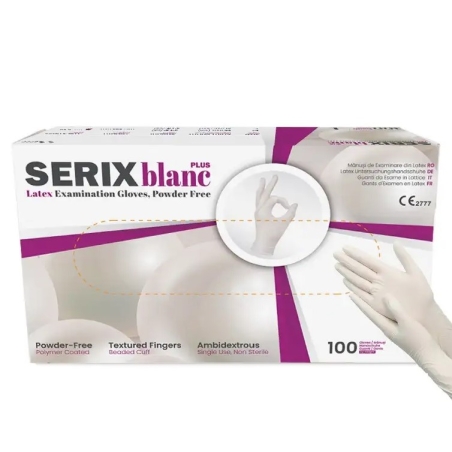 MANUSI LATEX NEPUDRATE SERIX ALBE