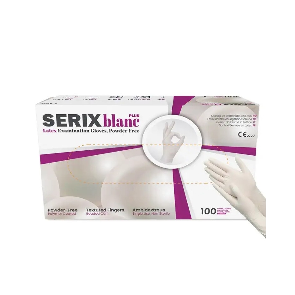 MANUSI LATEX NEPUDRATE SERIX ALBE