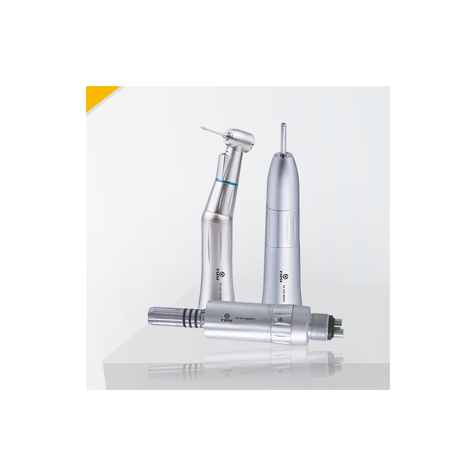 Set piese de mana intramatice (micromotor +piesa contraunghi LED + piesa dreapta) Tosi