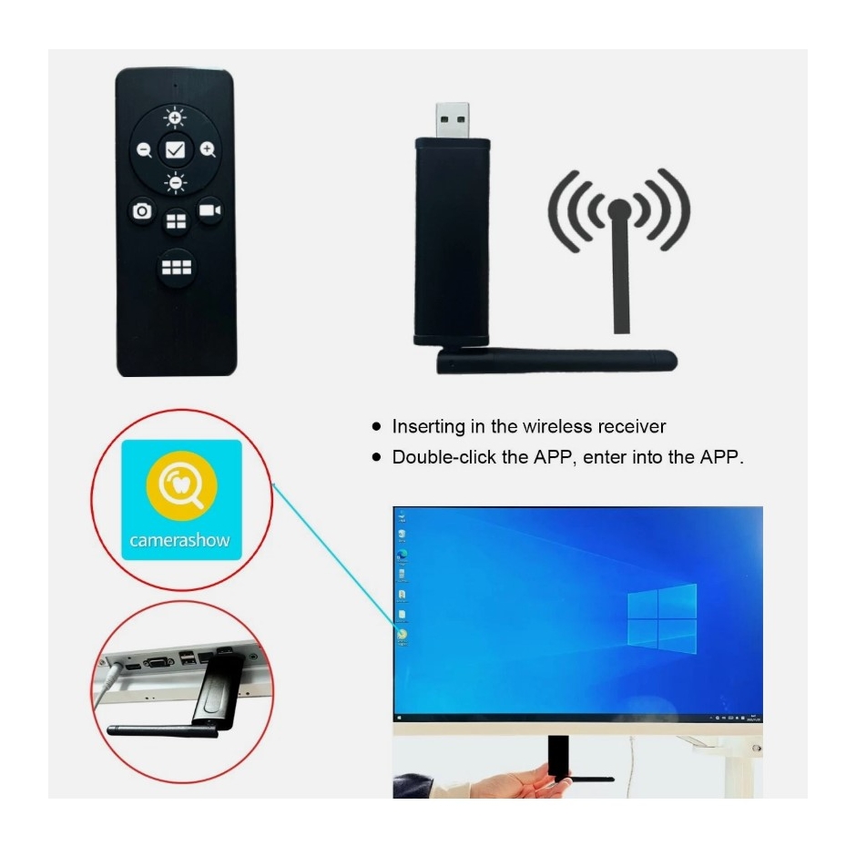 Lampa scialitica pentru unit cu camera digitala HD integrata + Monitor 24 inch touch screen + Brat prindere