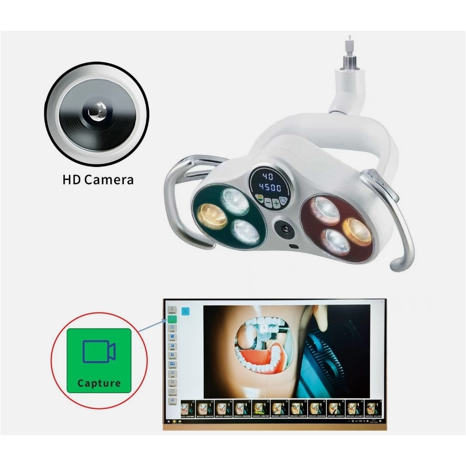 Lampa scialitica pentru unit cu camera digitala HD integrata + Monitor 24 inch touch screen + Brat prindere