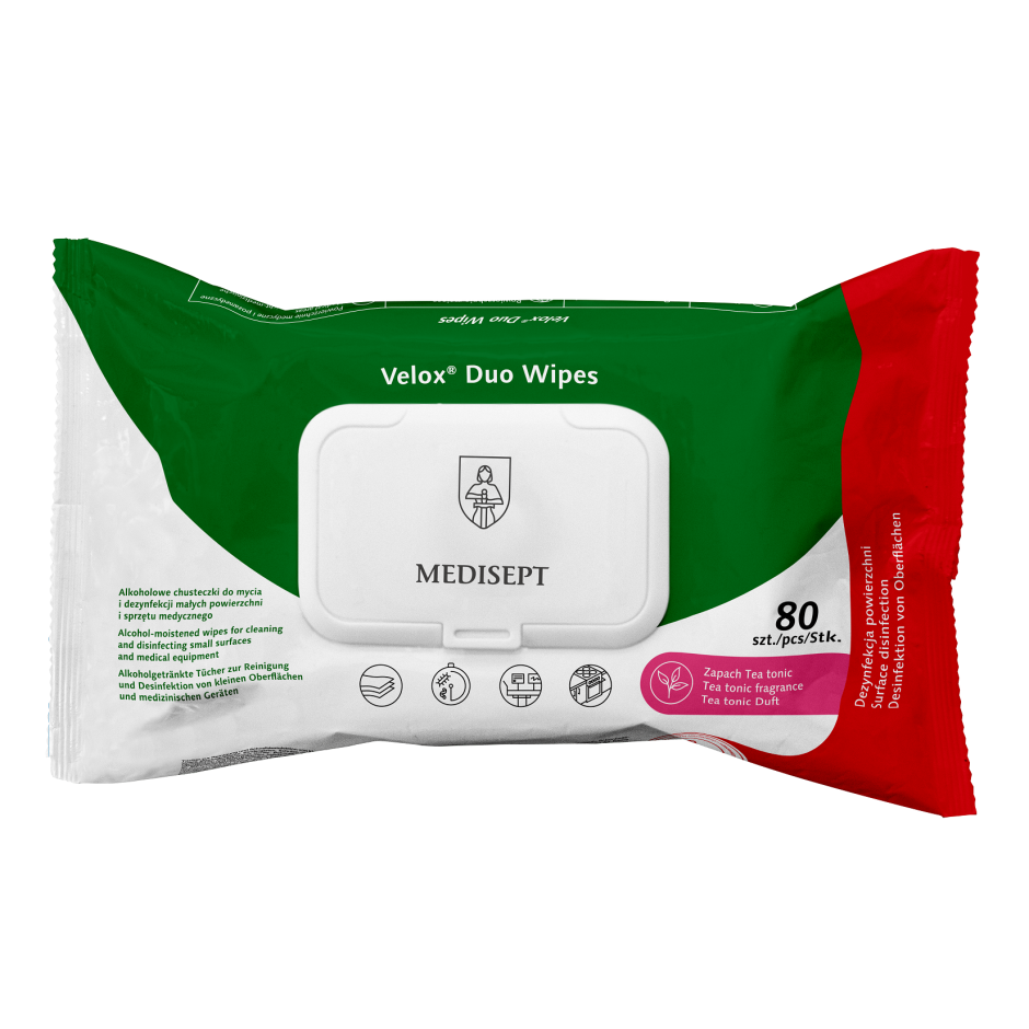 VELOX DUO SERVETELE POP-UP TEA TONIC - 80 buc