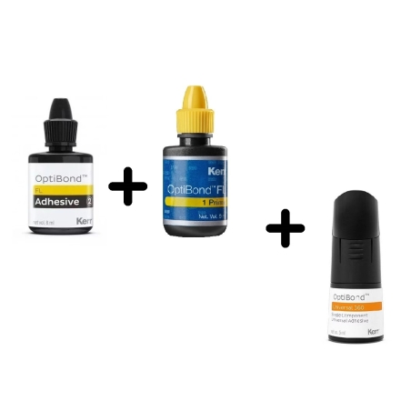 Pachet: OPTIBOND FL PRIME refill + OPTIBOND FL ADEZIV 8ml + OPTIBOND UNIVERSAL 360