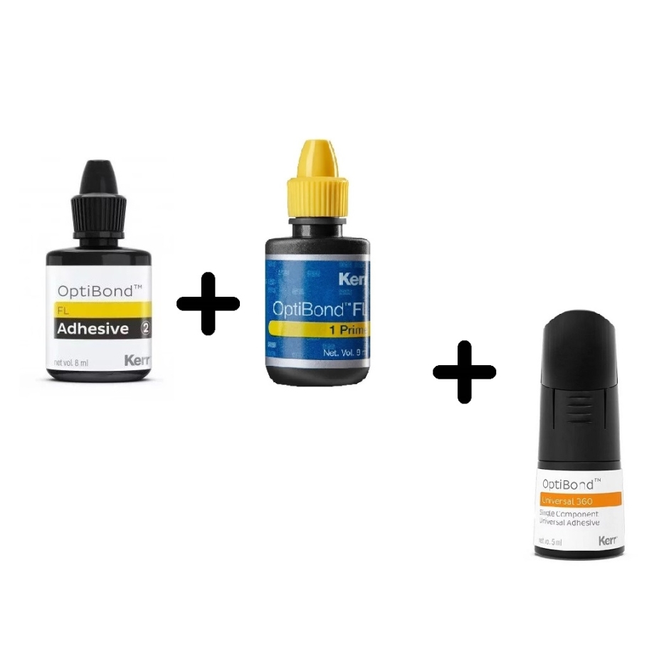 Pachet: OPTIBOND FL PRIME refill + OPTIBOND FL ADEZIV 8ml + OPTIBOND UNIVERSAL 360