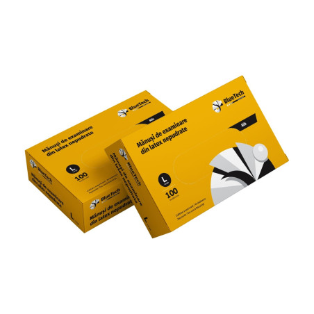 MANUSI LATEX NEPUDRATE BLUETECH L