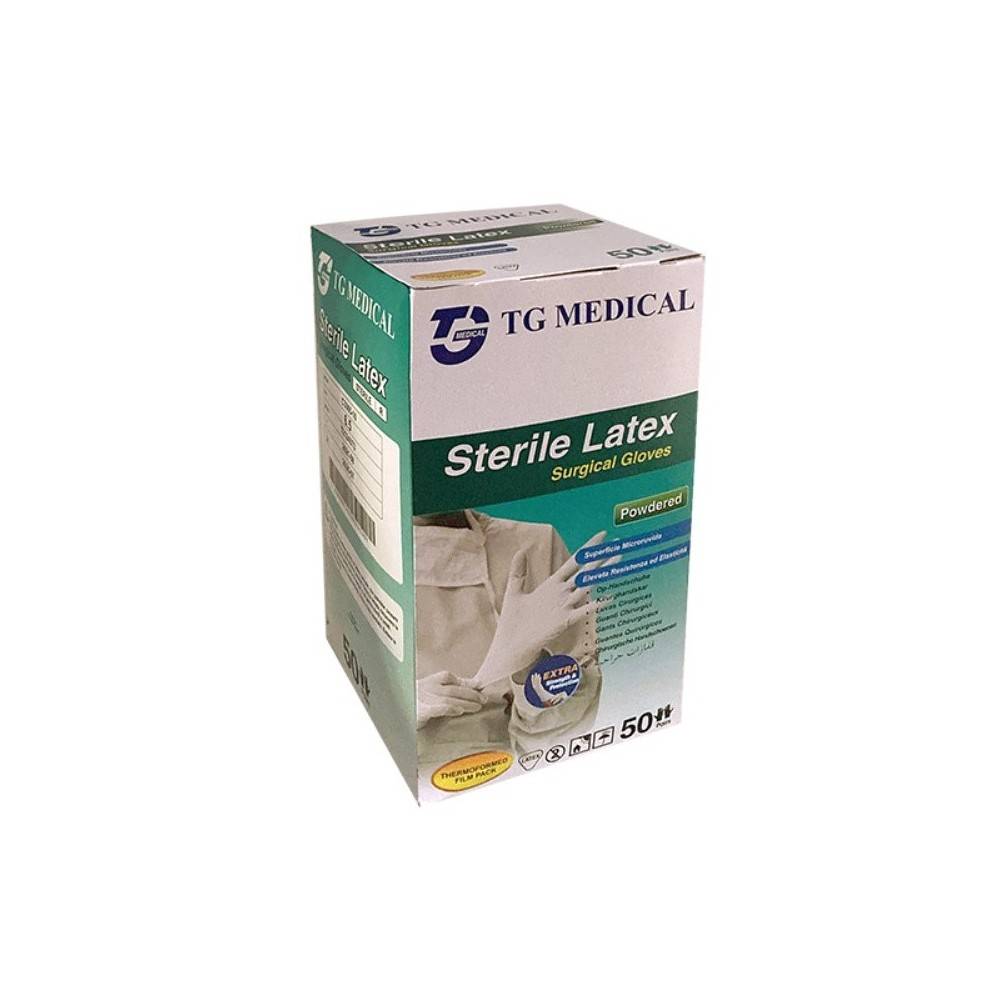 MANUSI LATEX PUDRATE STERILE 6