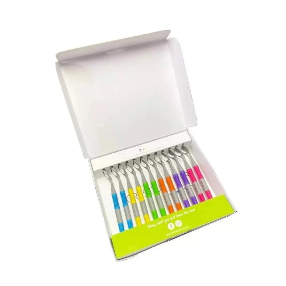 OGLINZI DENTARE CRYSTAL HD  maner soft ASS nr.5 12 buc/ cut