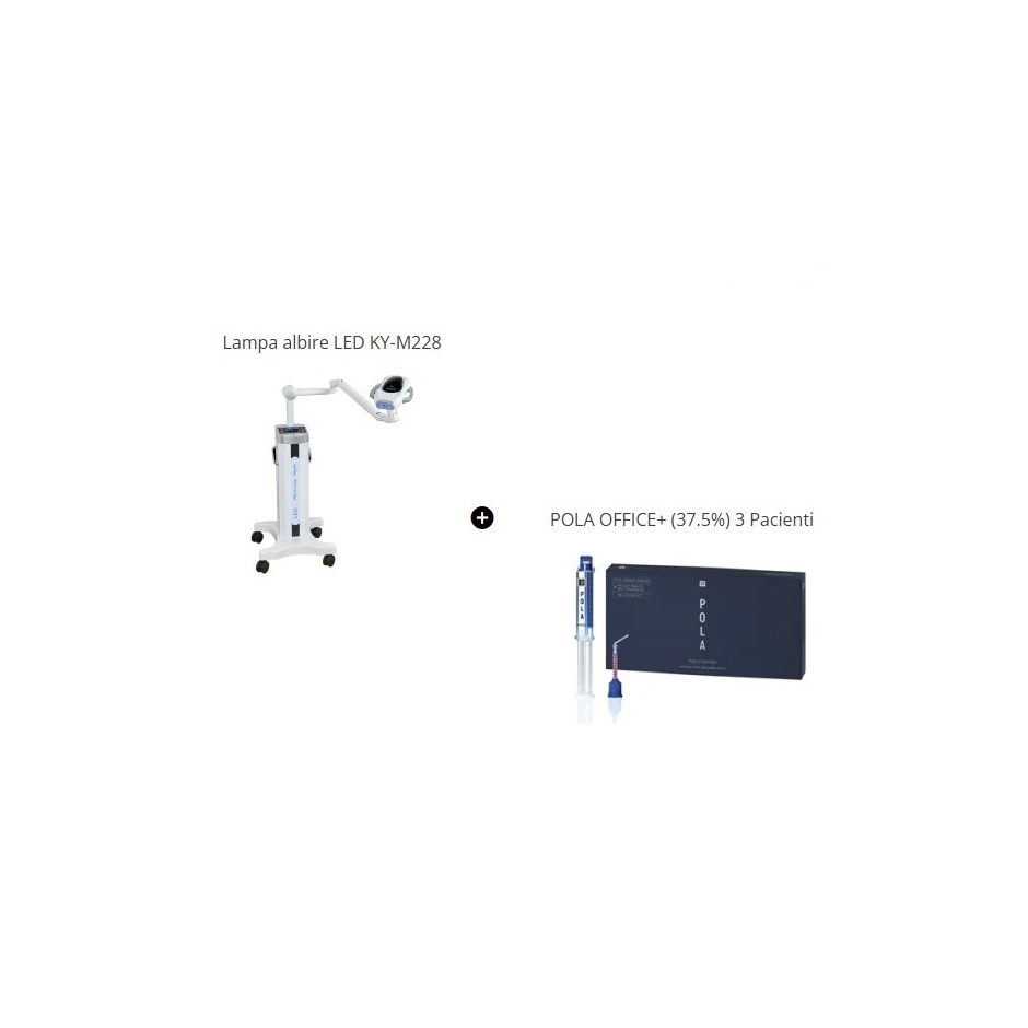 Lampa albire LED KY-M228 + kit albire Pola Office+ (37.5%) 3 Pacienti
