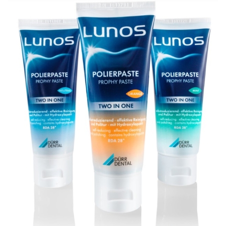 LUNOS Pasta profilaxie 2 in 1 - Orange - 100 g