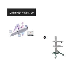 Scaner intraoral fara fir Helios 700 / Orion Kit + Cart mobil pentru scaner cu 2 polite si priza