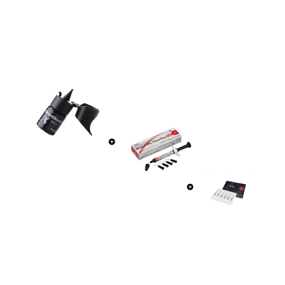 BEAUTIBOND XTREME 5ml + BEAUTIFIL FLOW PLUS A2 F00 2.2g + ACE H-FILE MICROMEGA 15-40 25mm
