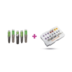 Pachet promo: 15 Implanturi SA + Protetic KIT simplu
