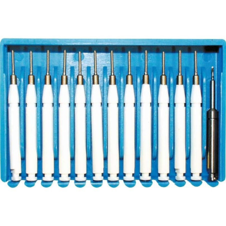 PIVOTI PARAPULPARI SUEDIA 12 BUC+FREZA 0,75mm