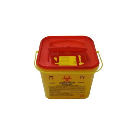 RECIPIENT PLASTIC PT.DESEURI MEDICALE 5L
