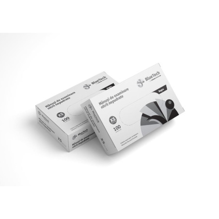 MANUSI NITRIL BLUETECH NEGRE - L