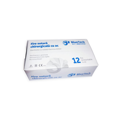 ACE SUTURA  MATASE 4.0 ROTUND (1/2) 22mm - BLUETECH