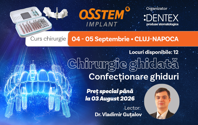 Chirurgie ghidata: confectionare ghiduri - Septembrie 2026