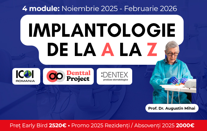 IMPLANTOLOGIE ORALĂ DE LA A - Z